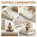 JUIKURY Folding Sofa Bed, Convertible Sleeper Chair - Image 3
