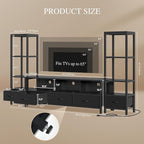 YITAHOME Modern TV Stands for 65 inch TVs, Entertainment Center - Image 2