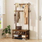 Hall Tree, 3-in-1 Entryway Bench by Unknown
