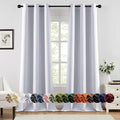 MIULEE Blackout Curtains for Bedroom 2 Panels 40x90 Inch Long Greyish White | by MIULEE