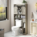 Vabches Over The Toilet Storage Cabinet, Farmhouse Storage Cabinet Over Toilet by Vabches