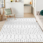 Lahome Moroccan Machine Washable Rugs 6x9 Rug by Lahome