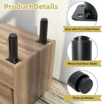 5"-9" Metal Adjustable Legs, Adjustable Height Replacement Legs - Image 3