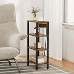 TUTOTAK Narrow Side Table with Charging Station, Small End Table with USB Ports - Image 2