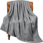 BEDELITE Fleece Blanket Soft Plush Twin Size Blanket Grey 60"x80" | Ultra Soft by BEDELITE
