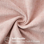 MIULEE Decorative Couch Throw Pillow Covers 18x18 Inch Pink 2 Pack | Farmhouse - Image 4