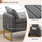 End of Bed Storage Bench, Storage Ottoman Bench - Image 4