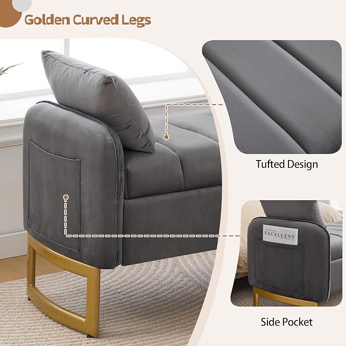 End of Bed Storage Bench, Storage Ottoman Bench - Image 4