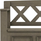 SIMPLIHOME Amherst Entryway Storage Bench - Image 9