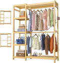 Homykic Bamboo Clothes Rack Garment Rack by Homykic