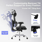Ergonomic Office Chair with 3D Headrest, Computer Chair with Adjustable - Image 7
