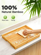 Bamboo Bed Tray Table with Foldable Legs, Breakfast Tray - Image 8