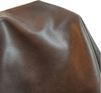 NAT Leathers | Cacao Brown Pebblegrain Soft Faux Vegan Leather PU | 2 Yards Cut by NATLeathers