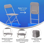 Flash Furniture Hercules Big and Tall Commercial Folding Chair - Image 7