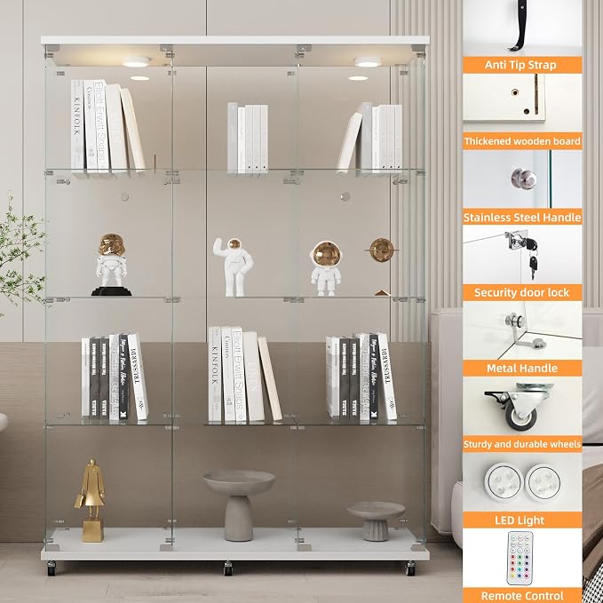 LFT HUIMEI2Y Glass Display Cabinet 12 Shelves - Image 3