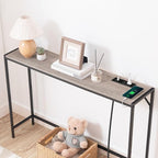 MAHANCRIS Console Table, Narrow Sofa Table, 43.3” Entrance Table - Image 9