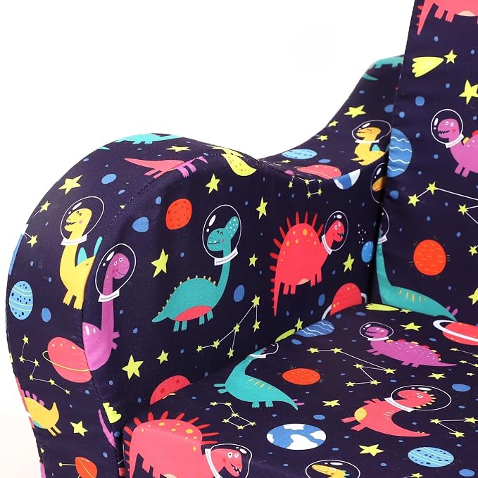MOMCAYWEX Kids Sofa, 2-in-1 Flip-Out Foam Couch, Foldable Soft Play Lounge Chair - Image 5