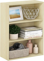 Furinno PASIR Book Shelf, 3-Tier Bookshelf, Storage Shelves Bookcase, 9.7 x by Furinno-FitsYourSpaceFitsYourBudget