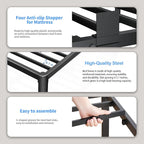 ROIL 12 inch Metal Queen Bed Frame - Image 4