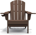 SERWALL Adirondack Chair with Cup Holders - Image 10