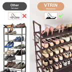 VTRIN 10 Tiers Shoe Rack Tall Large Capacity Wide Shoe Organizer Sturdy Shoe - Image 6