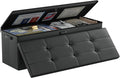 DocSafe Storage Ottoman Bench, Fireproof＆Waterproof Folding Bench by DocSafe