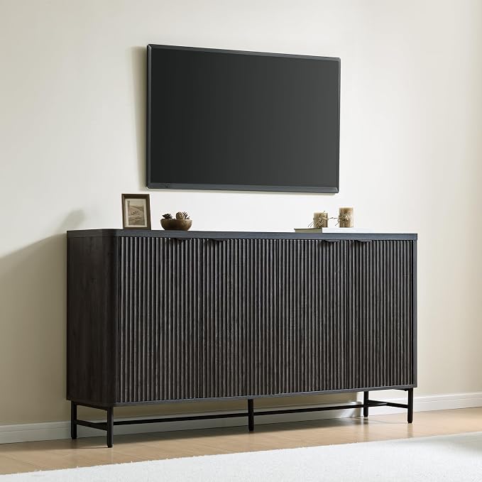 Fatmok 65" Large Sideboard Buffet Cabinet - Image 7