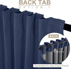 Linen Textured Total Blackout Curtains - Image 3