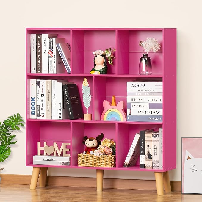 LEYAOYAO Bookshelf, 3 Tier Book Shelf by LEYAOYAO-Findtheshiningpointofyourideallife%EF%BC%81
