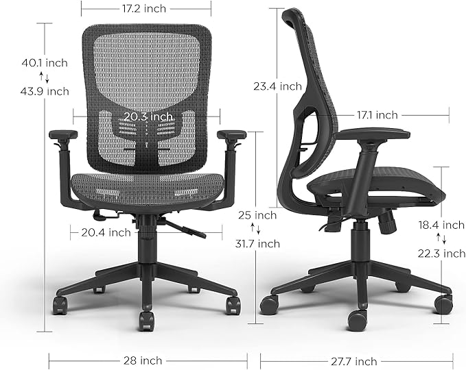 STAPLES Kroy Ergonomic Task Chair, Lumbar Support, Adjustable Height - Image 2