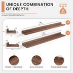 FLYJOE Floating Picture Ledge Shelves - Image 3
