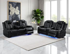 Power Reclining Sofa Set, Living Room Furniture Sets, Leather Power Recliner by LYfurniture