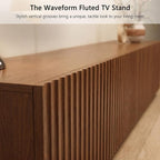 86.61" Mid-Century Modern TV Stand - Image 8
