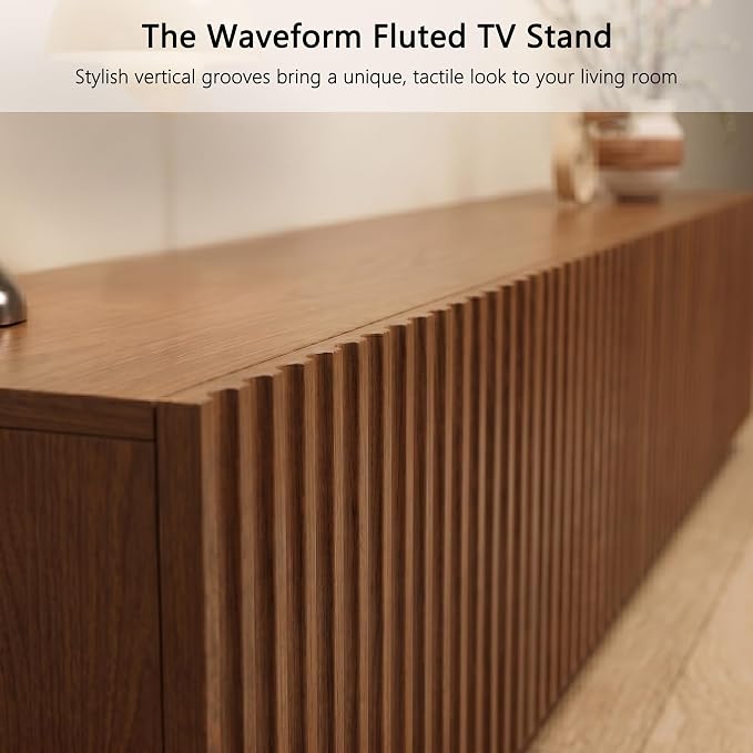 86.61" Mid-Century Modern TV Stand - Image 8