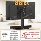 TVON Universal TV Stand Base, Swivel Table Top TV Stand - Image 5