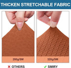 Smiry Waterproof Seat Covers for Dining Room Chairs Set of 8, Stretch Jacquard - Image 4
