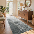 2x6 Ft Washable Runner Rug, Non-Slip Low Pile Hallway Kitchen Area Rug by Cuzwlovita