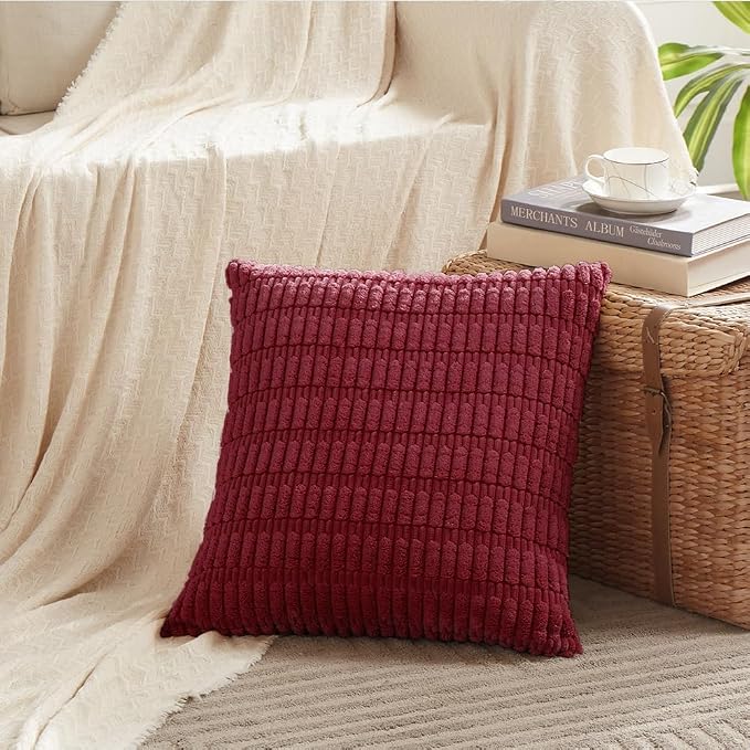 Fancy Homi 4 Packs Decorative Throw Pillow Covers - Image 2