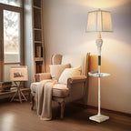 LuxSight Collection Rustic Floor Lamp, Living Room Lamps - Image 4