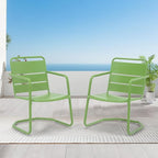 MELLCOM Patio Chairs Set of 2, Small Patio Furniture Set - Image 8