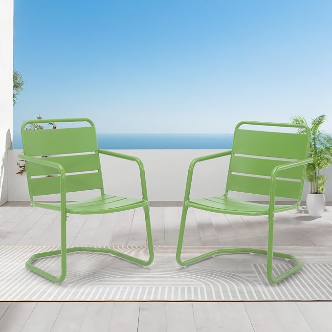 MELLCOM Patio Chairs Set of 2, Small Patio Furniture Set - Image 8