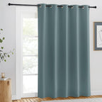 NICETOWN Blackout Greyish Blue Curtain by NICETOWN