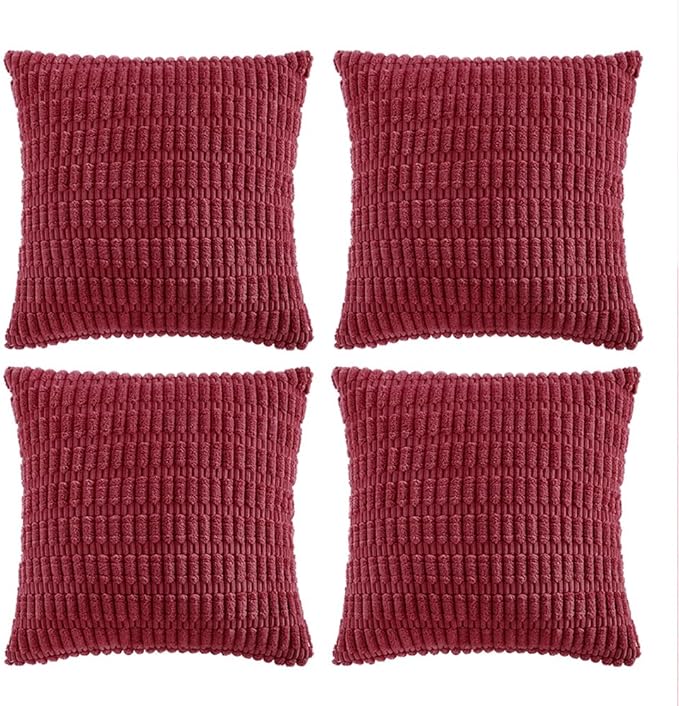 Fancy Homi 4 Packs Decorative Throw Pillow Covers by Fancy+Homi
