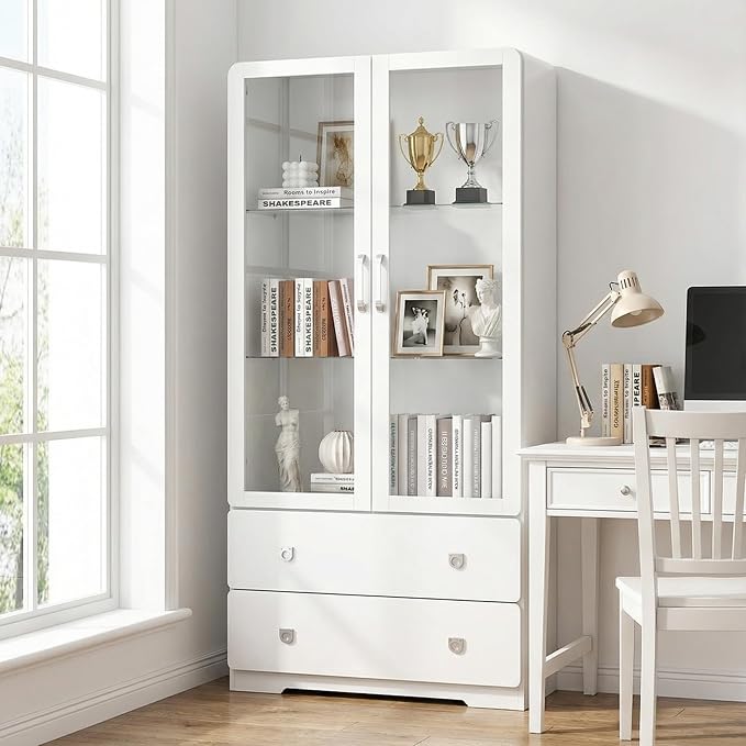 RoyalCraft 64" Tall Display Cabinet - Image 7