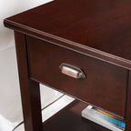 Leick Home Laurent Solid Wood Side Table - Image 7