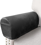 ANARACHON Leather Look Couch Arm Covers Set of 2 Armrest Covers by ANARACHON
