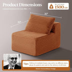 30" Cloud Sectional Couch Single Seat - Image 2