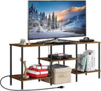 OYEAL Small TV Stand for Bedroom up to 50 inch Farmhouse TV Media Entertainment - Image 4