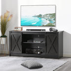4 EVER WINNER 59" Farmhouse TV Stand, TV Entertainment Center - Image 4