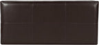 HomePop Espresso Faux Leather Storage Cocktail Bench - Image 10